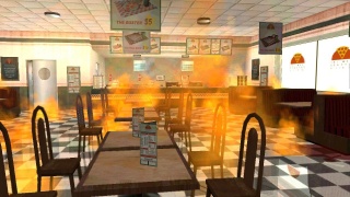 Pizza fire