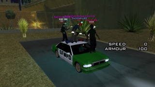 Me, My Friends and the Green Police Car