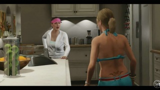 GTA V - Amanda a Tracy. Michaelova žena a dcera.