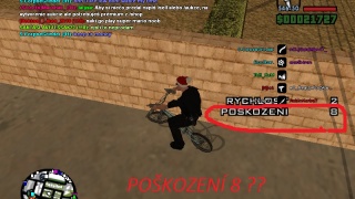 POŠKOZENÍ NA BMX ?