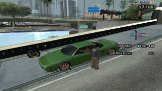 Cruising down the street