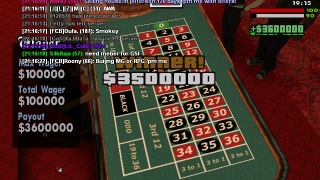 Winner! $3500000$ on 16!