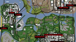 Mapa, kde se nachází velikonoční vajíčka :)