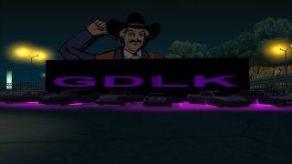 Purple Cars In Night
