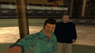 Tommy Vercetti meets his old buddy Ken Rosenberg